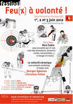 Grès Puisaye : Festival de cuisson bois à St Amand en Puisaye